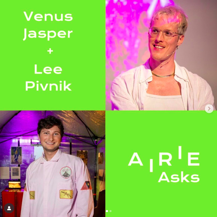 AIRIE Asks Venus Jasper and Lee Pivnik Talks