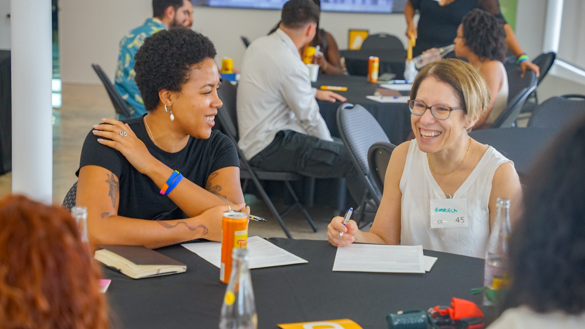 participants of the We Met in Miami poetry club event