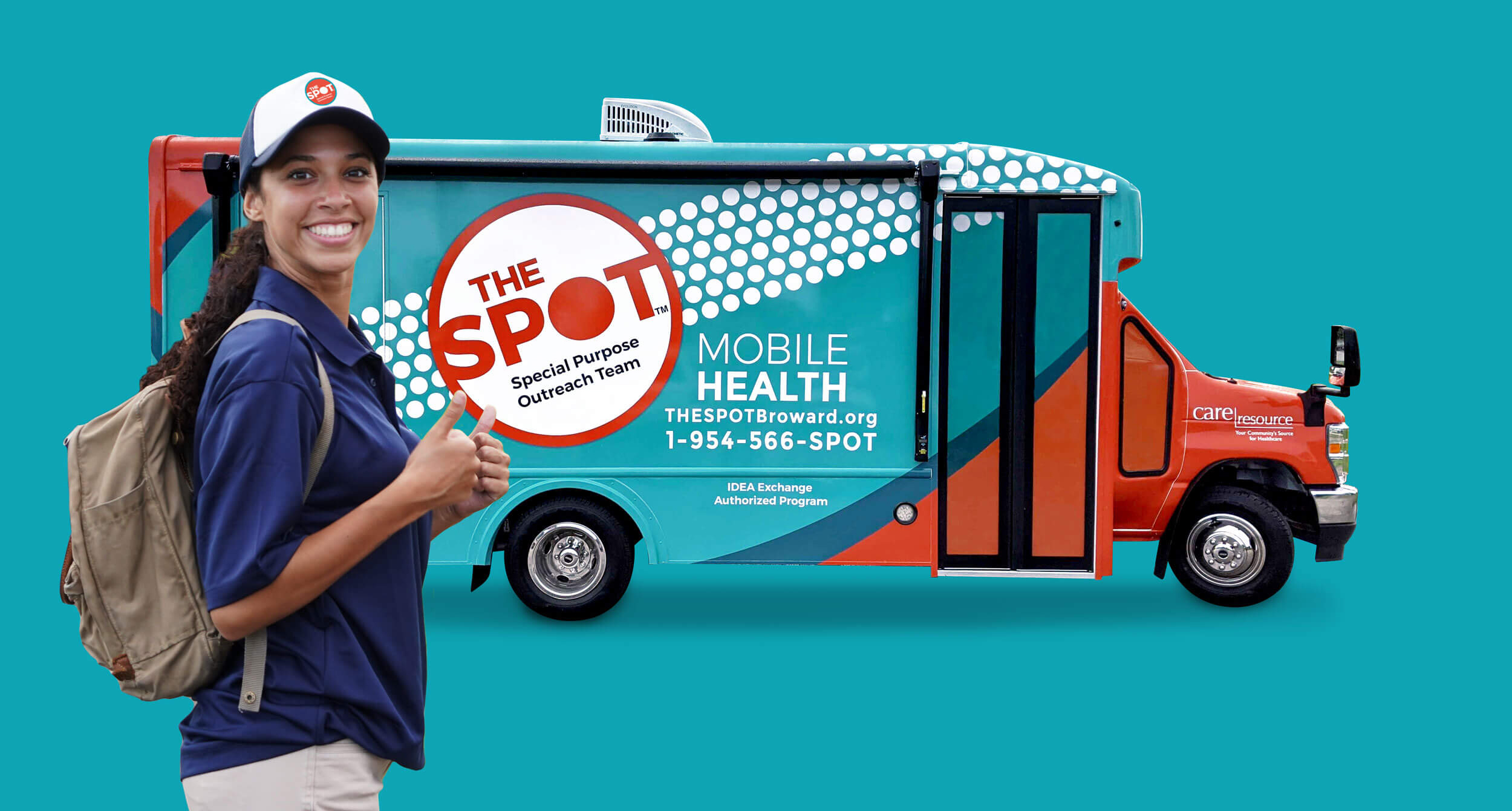 The SPOT mobile health bus.