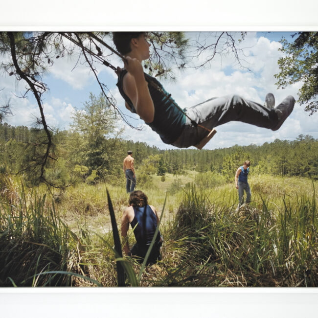 Installation View of Josh Aronson's Florida Boys (2024–2025) at Green Space Miami, Florida. Artwork by Josh Aronson.