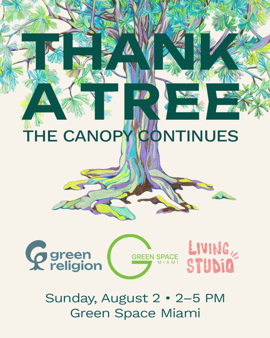 Thank a Tree Event Flyer